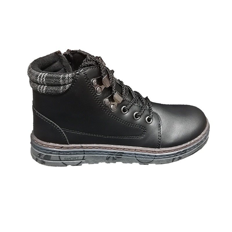 IQ Kids Παιδικά Παπούτσια Μαύρο