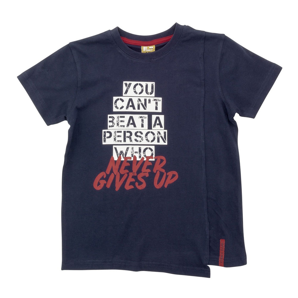 Μπλούζα κ/μ αγόρι σε χρώμα μπλε