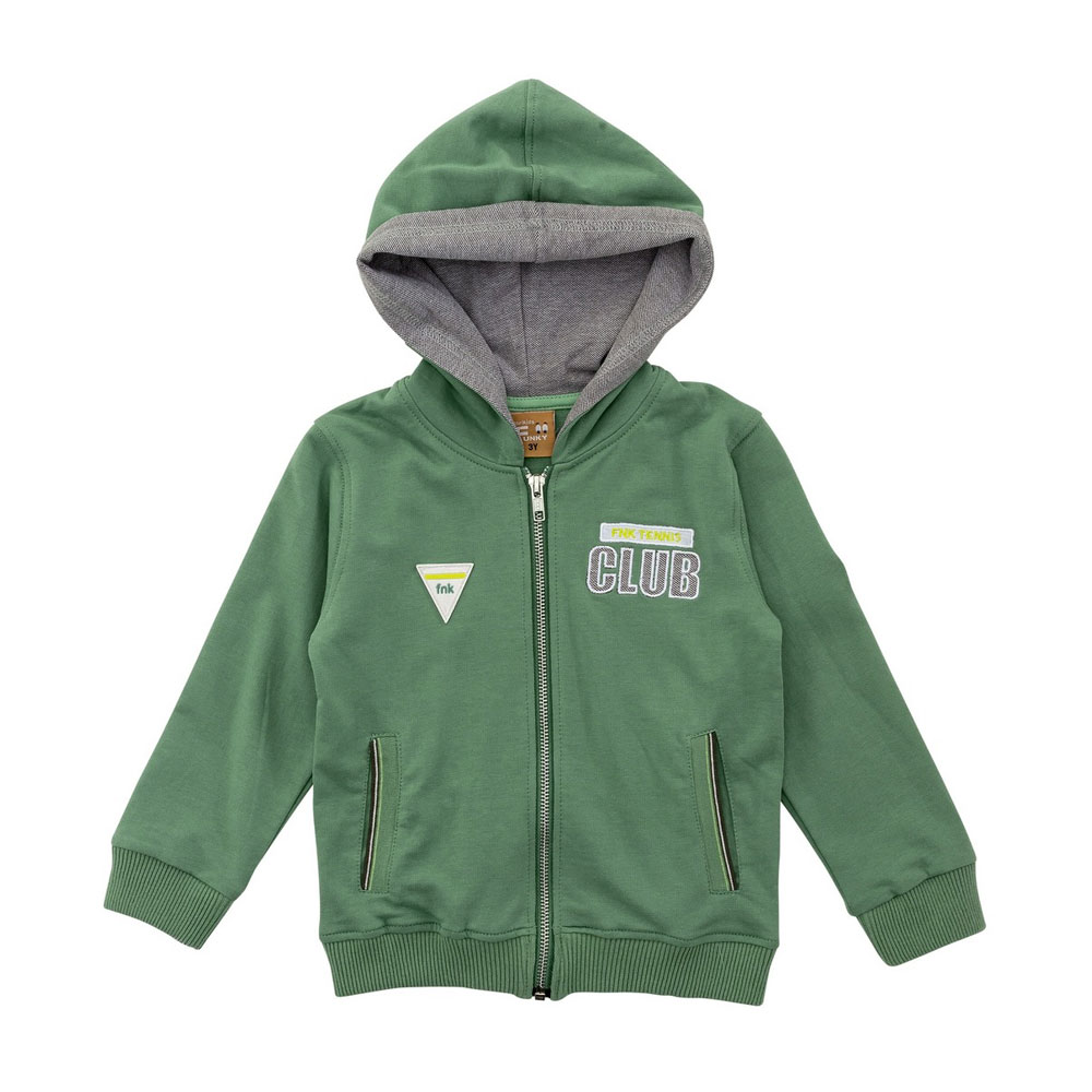 Ζακέτα φούτερ αχν. Για αγόρι bebe σε χρώμα menthol