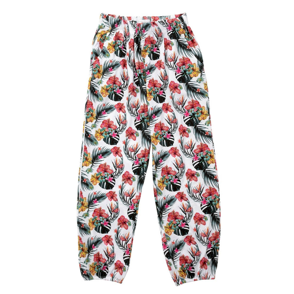 Παντελόνι για κορίτσι σε χρώμα λευκό με ολόσωμο τύπωμα