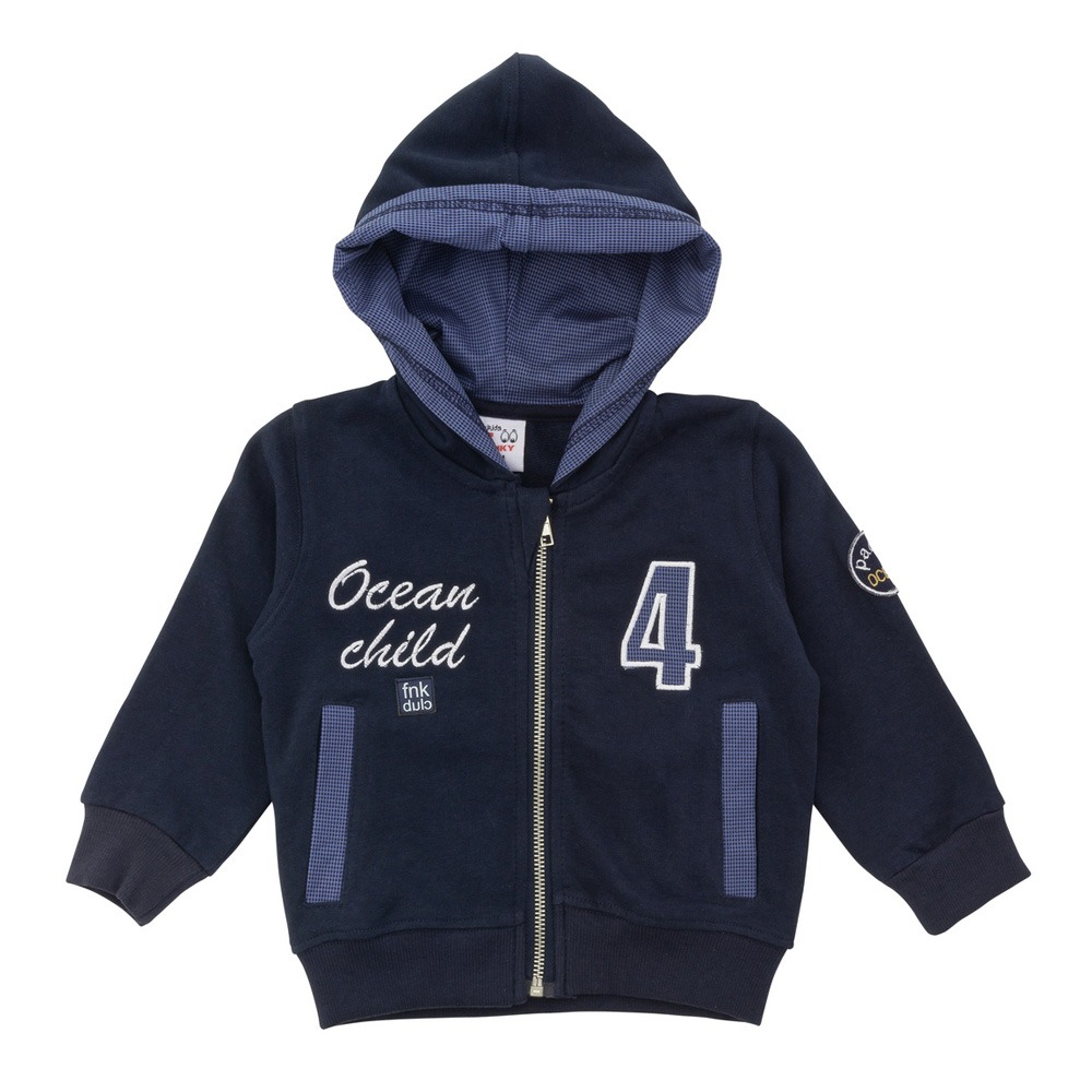 Funky Ζακέτα Φούτερ Για αγόρι Μηνών Μπλε