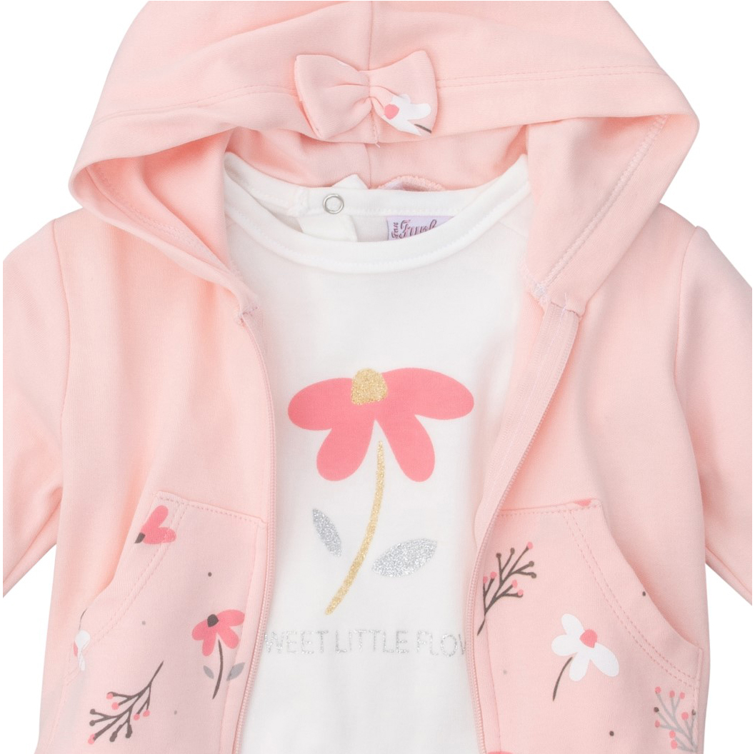 Funky Σετ 3 τμχ μ/μ Βρεφανάπτυξη για Κορίτσι Ροζ Σομόν - Image 3