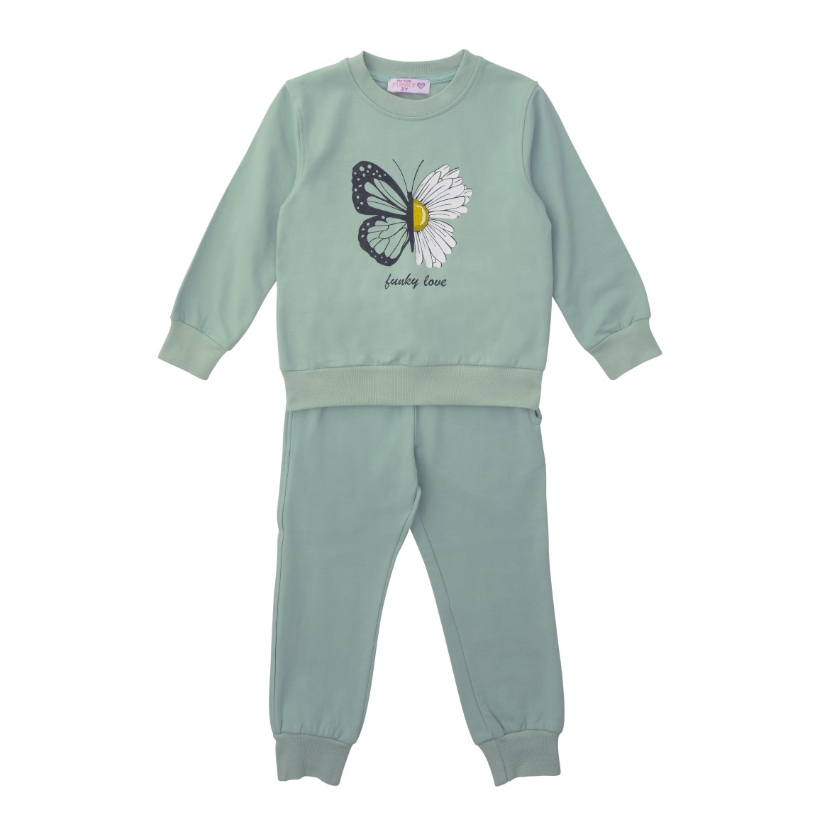 Funky Σετ Φόρμες για Bebe Κορίτσι Φυστικί