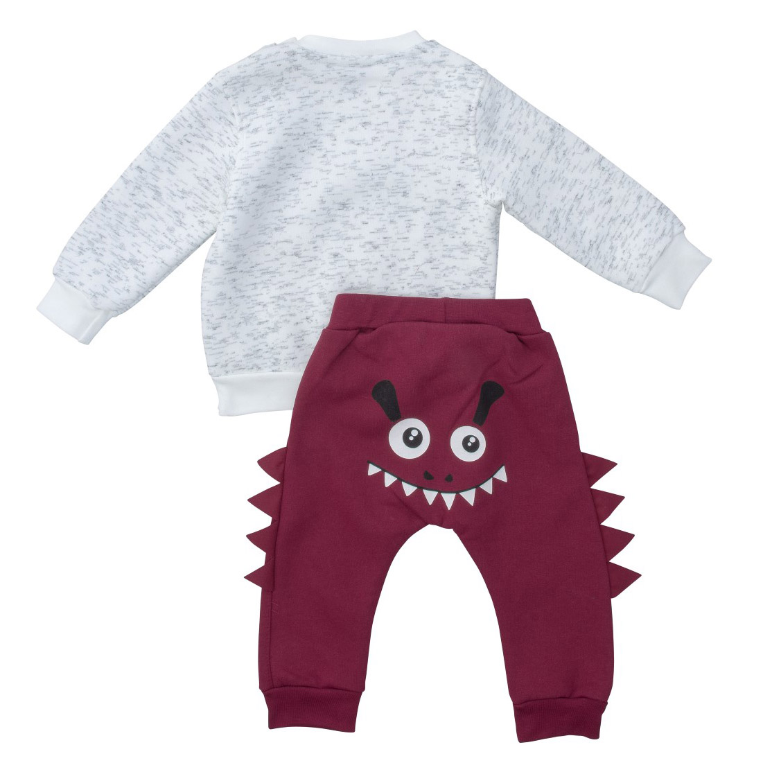 Funky Φόρμα Φούτερ για Αγόρι Εκρού - Μελανζέ - Image 2