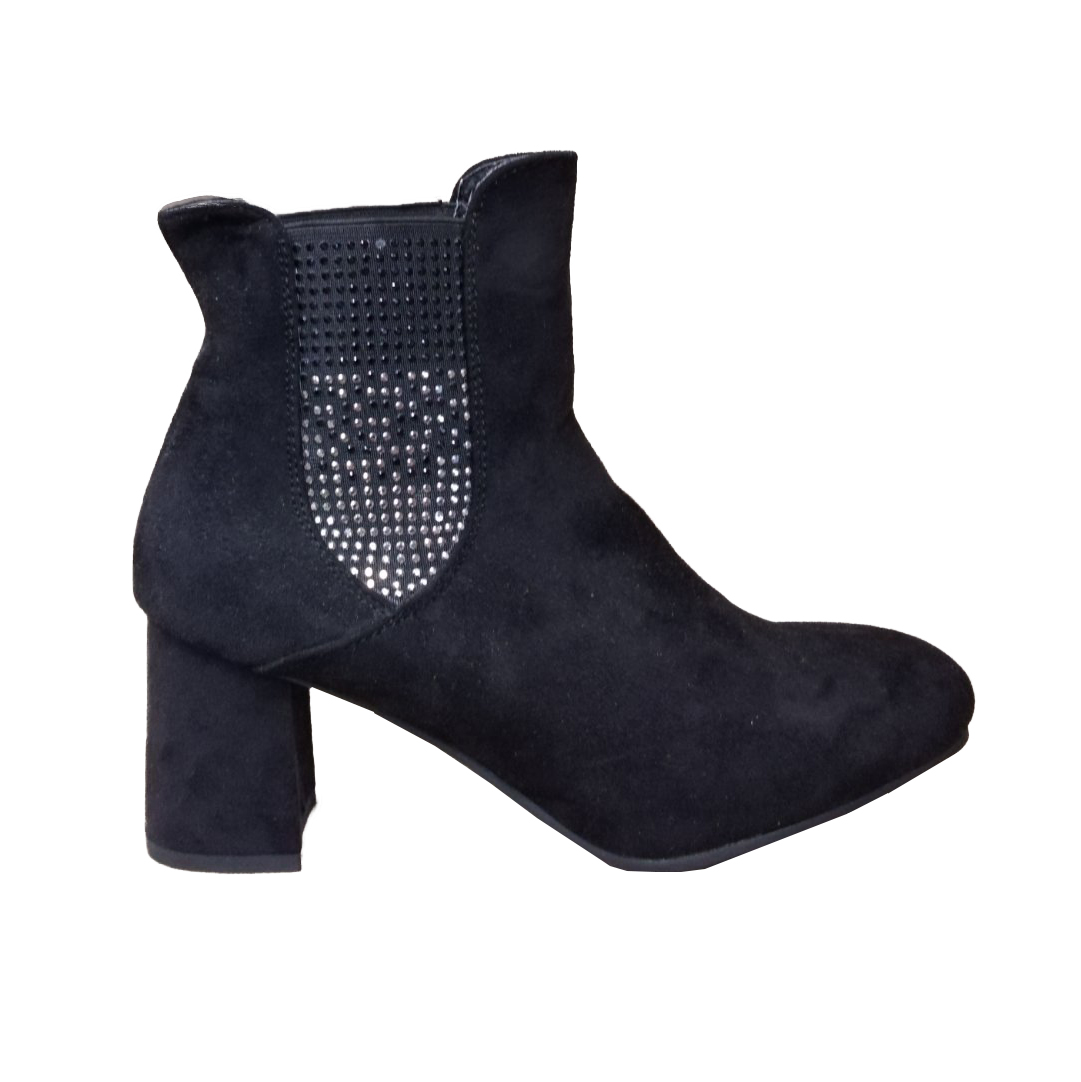 Μποτάκια Μαύρα με Στρας