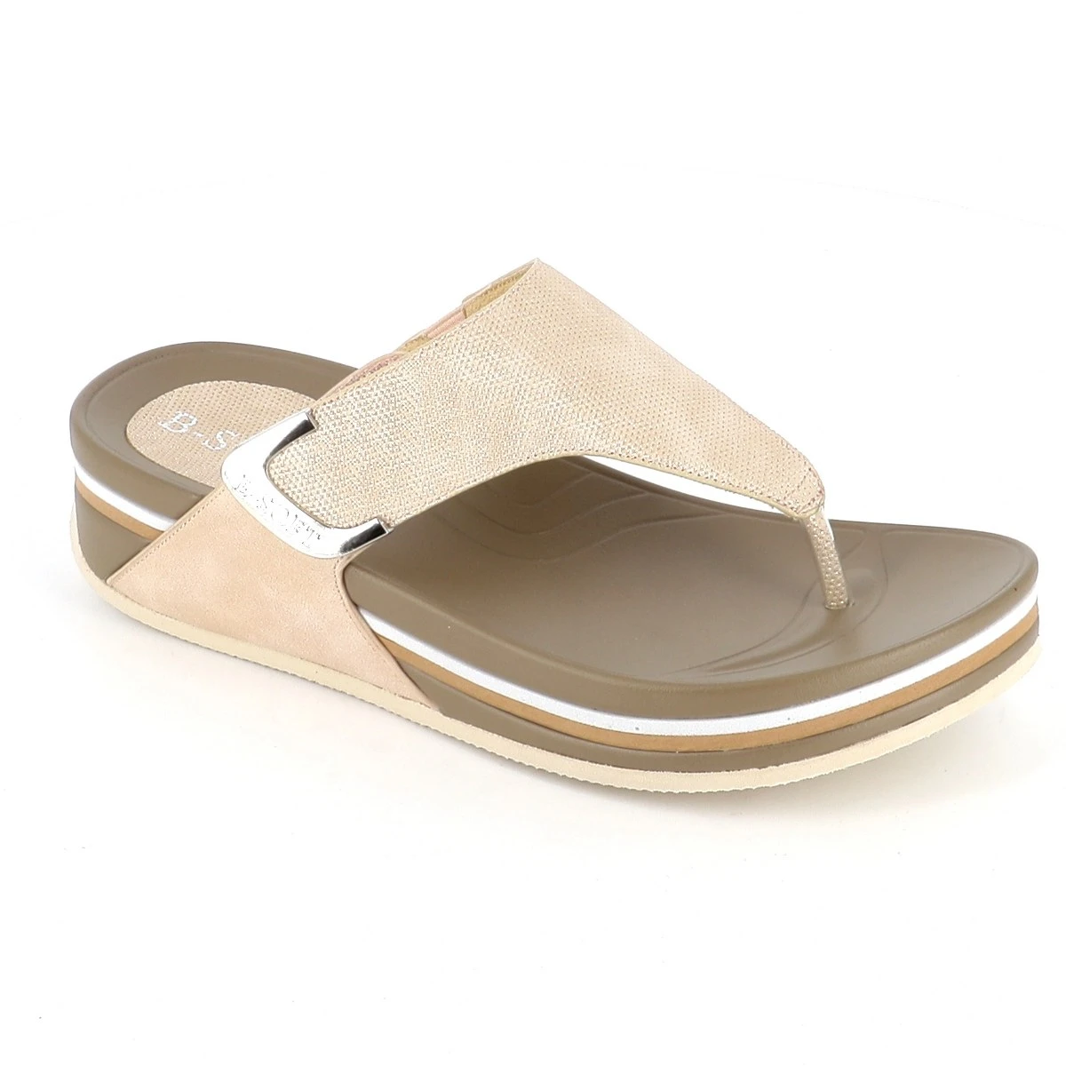 Γυναικεία παντόφλα-πλατφόρμα b-soft