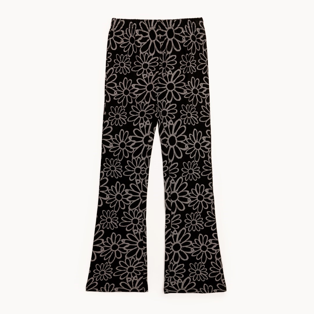 Funky Κολάν  λύκρα για κορίτσι μαύρο με ολόσωμο τύπωμα