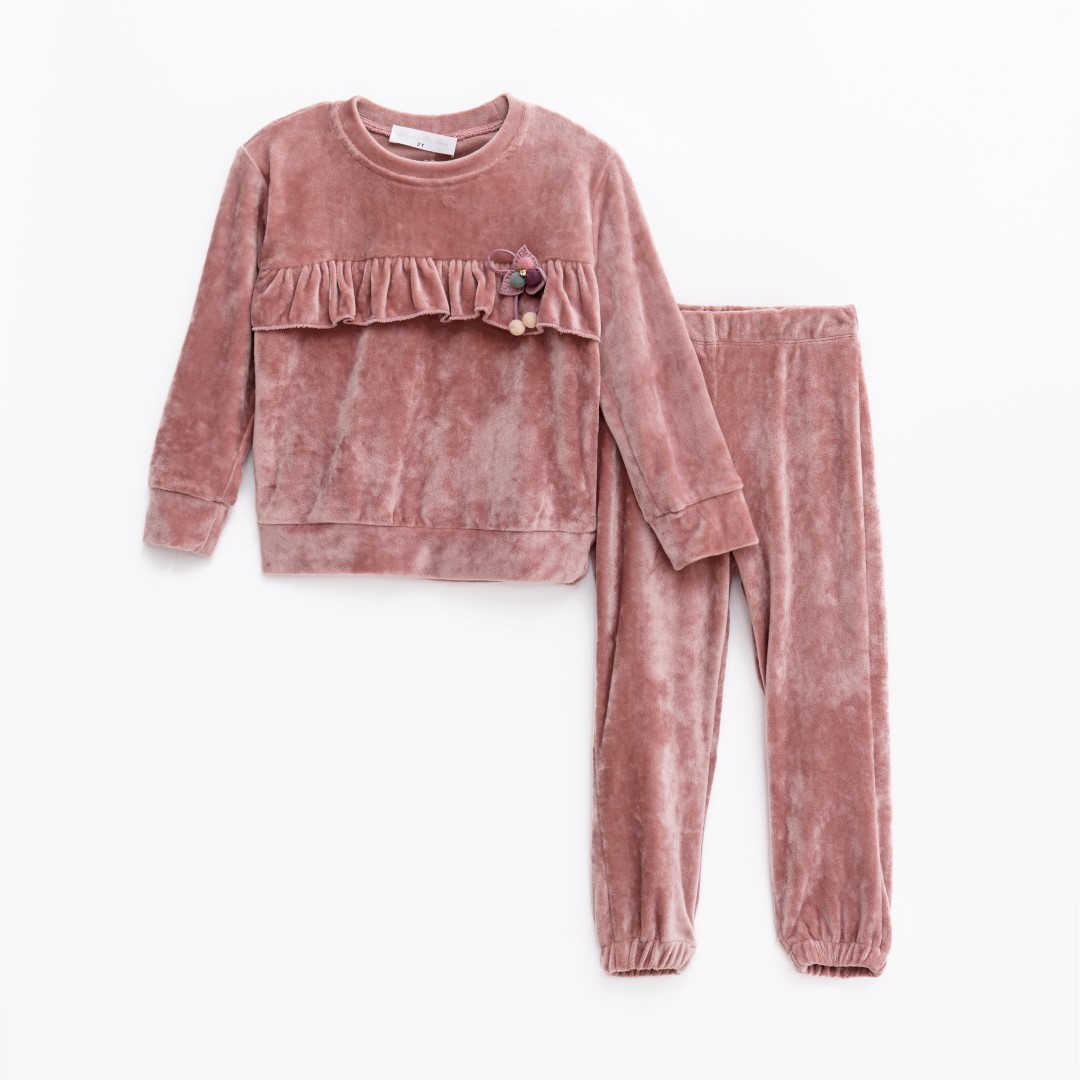 Funky φόρμα βελούτε κορίτσι