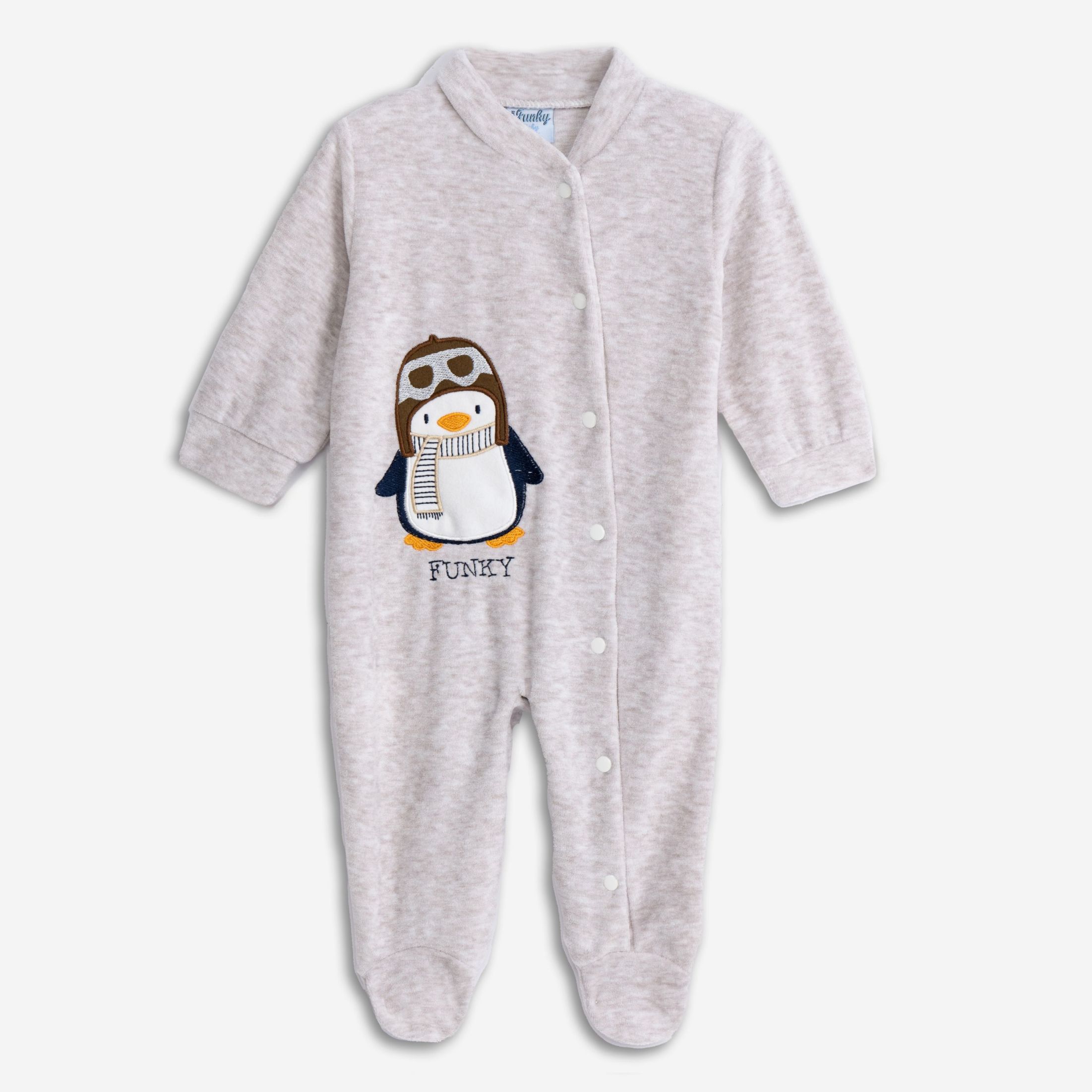 Φορμακι μακρυμανικο βελουτε αγορι μπεζ