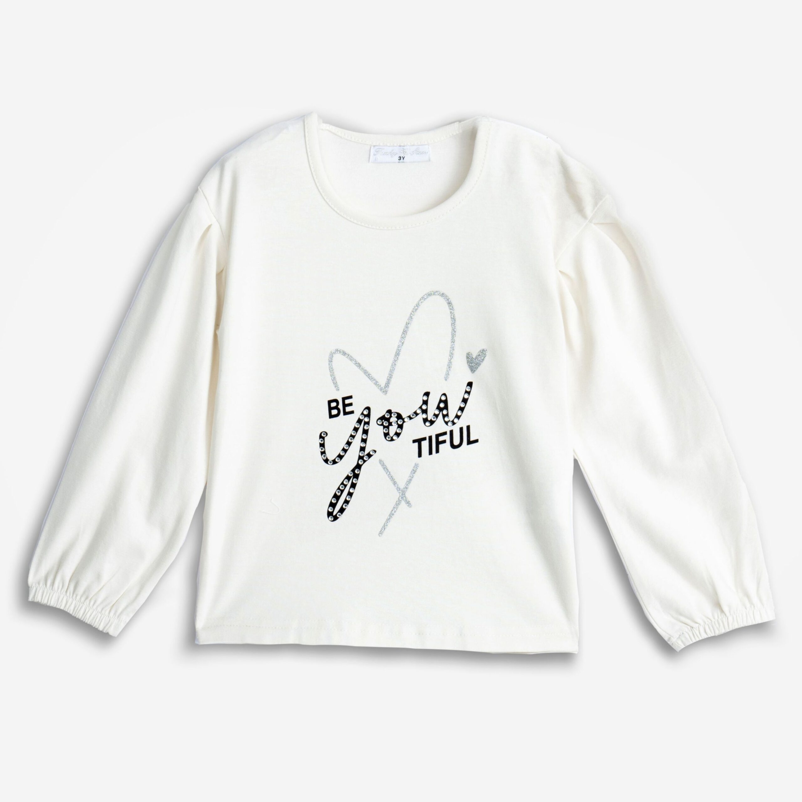 Μπλουζα λυκρα κοριτσι εκρου