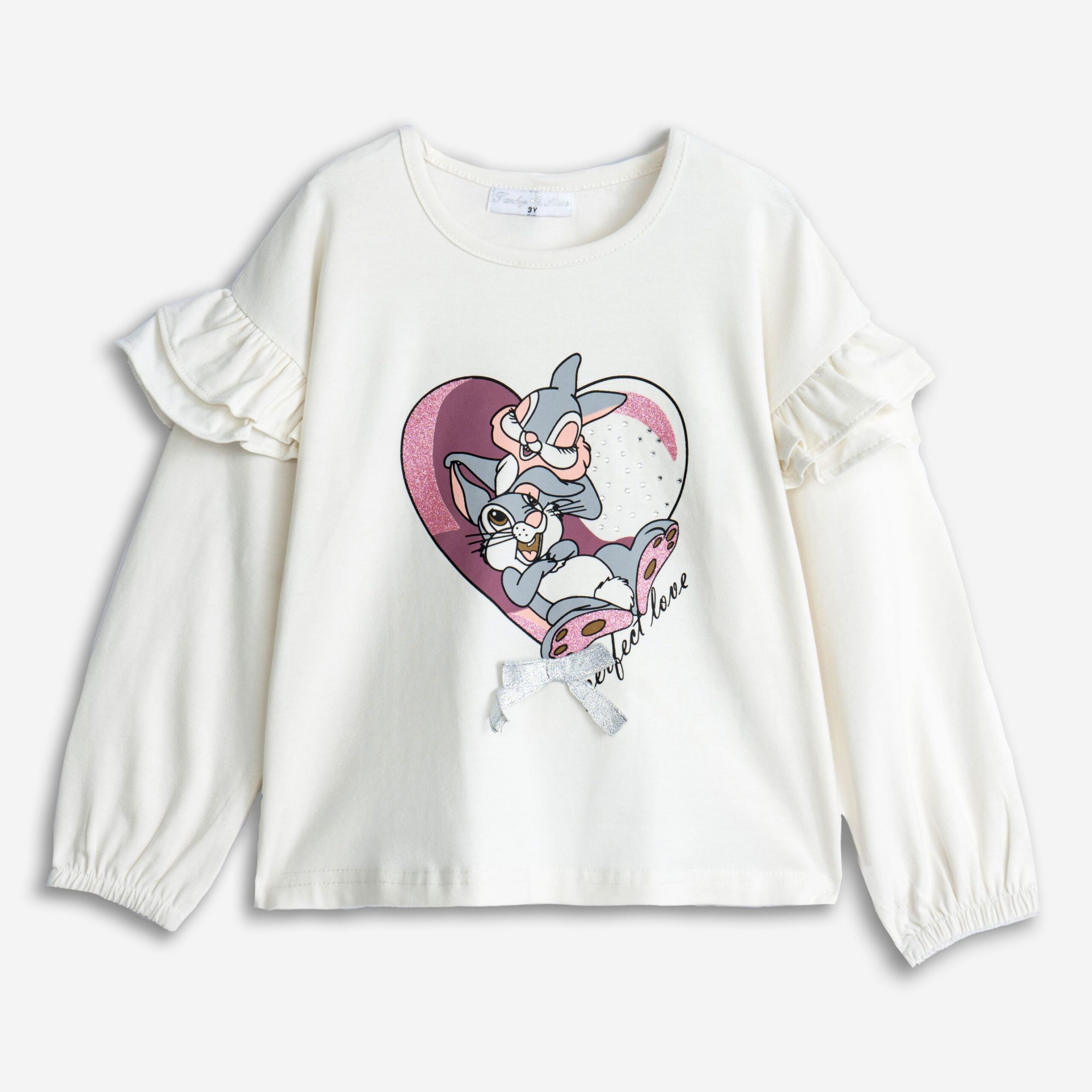 Μπλουζα λυκρα κοριτσι εκρου