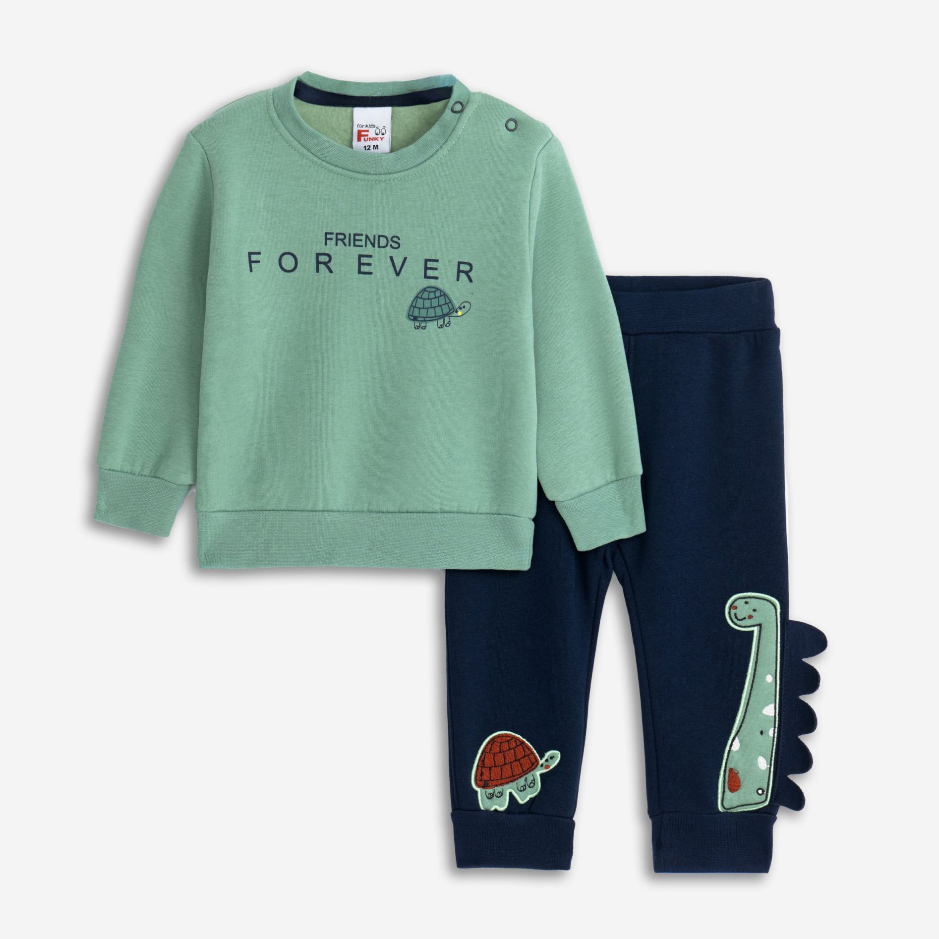 φορμα φουτερ  μηνων αγορι greenland/μπλε