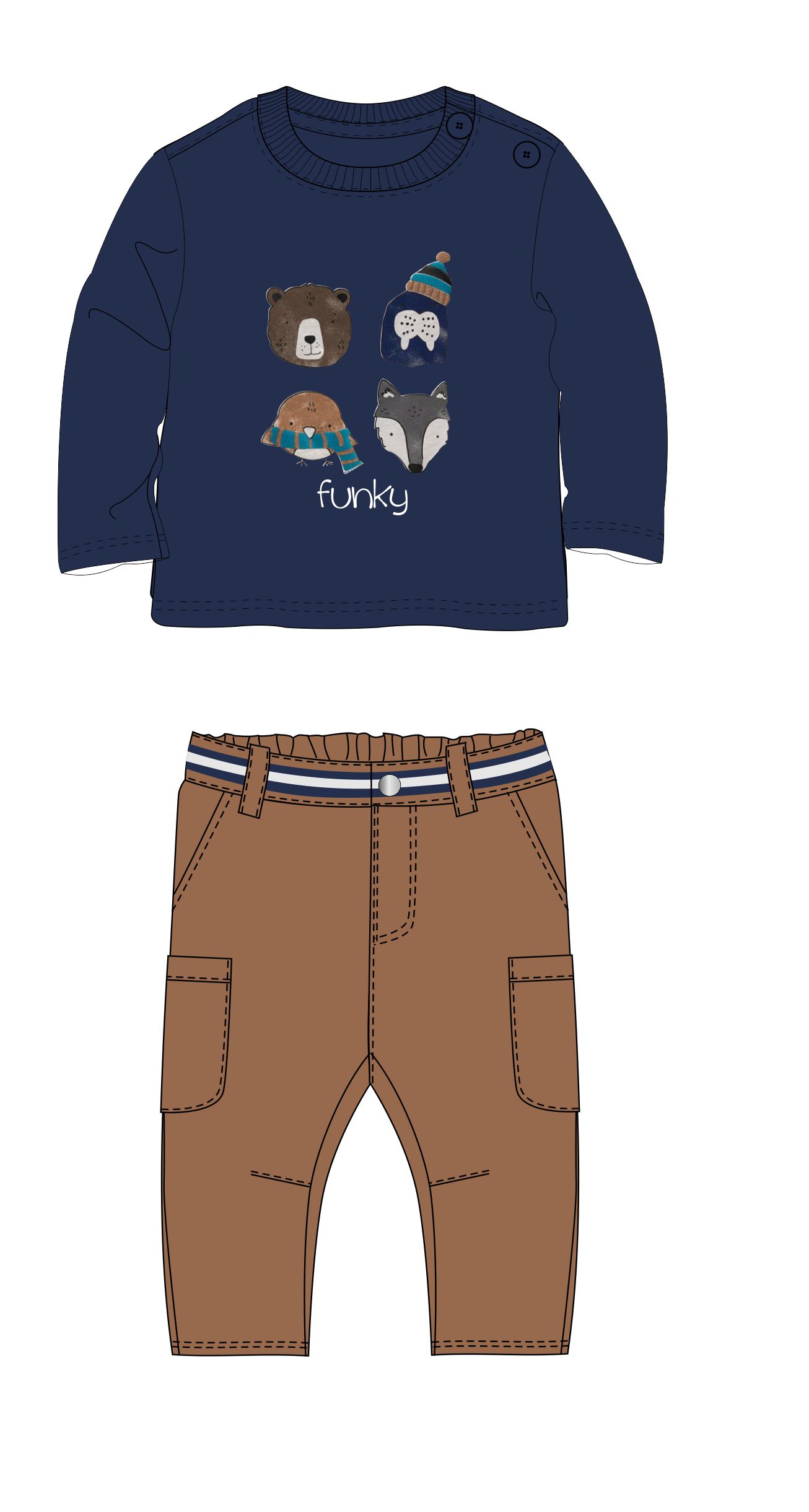 Μπλουζα+παντελονι τζιν μηνων αγορι