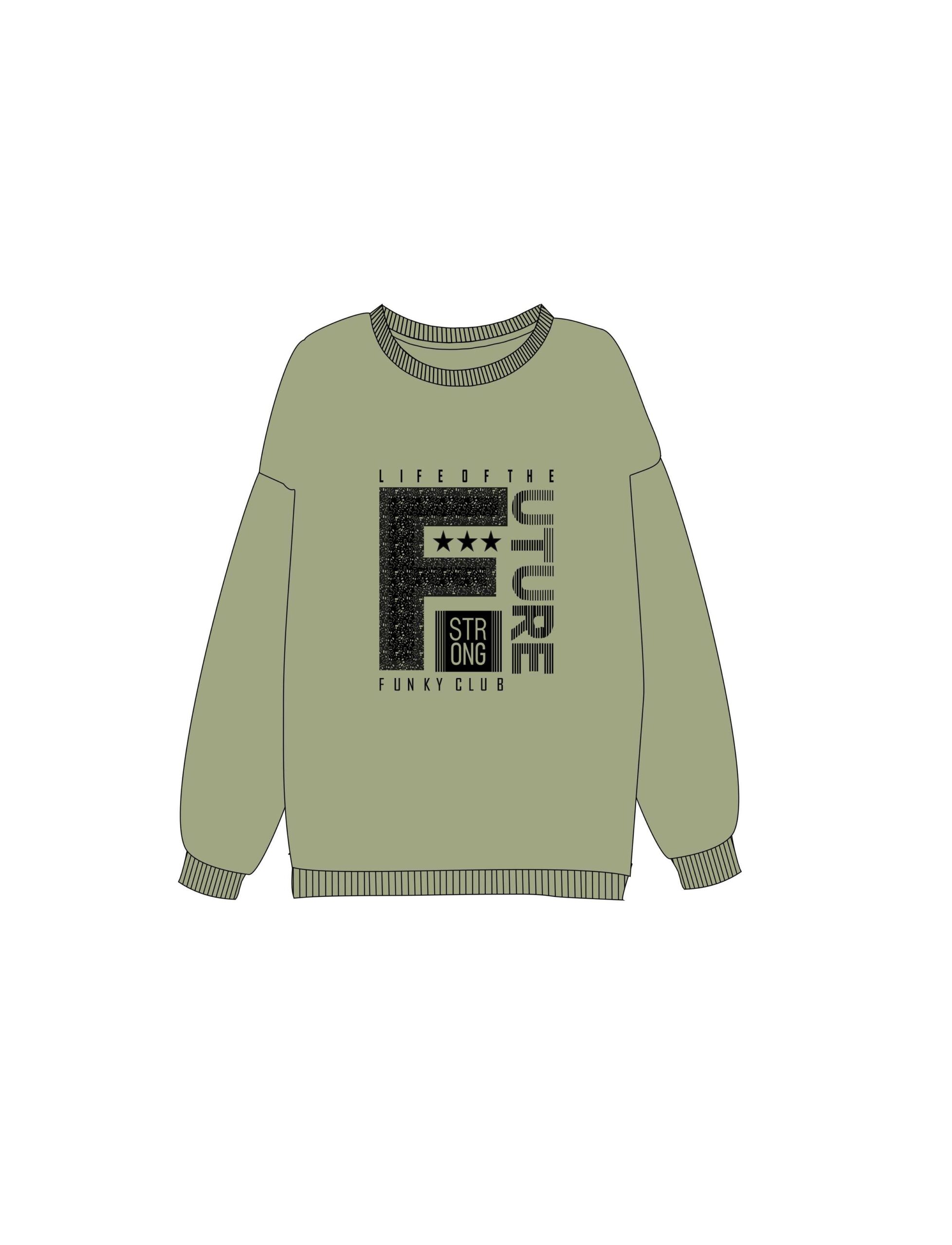 μπλουζα φουτερ αγορι ανοιχτο λαδι