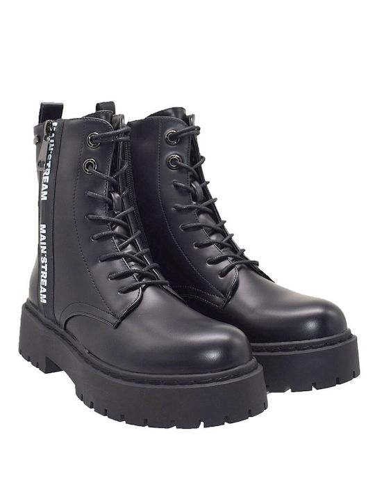 Blondie Δερμάτινα Γυναικεία Αρβυλάκια Μαύρα