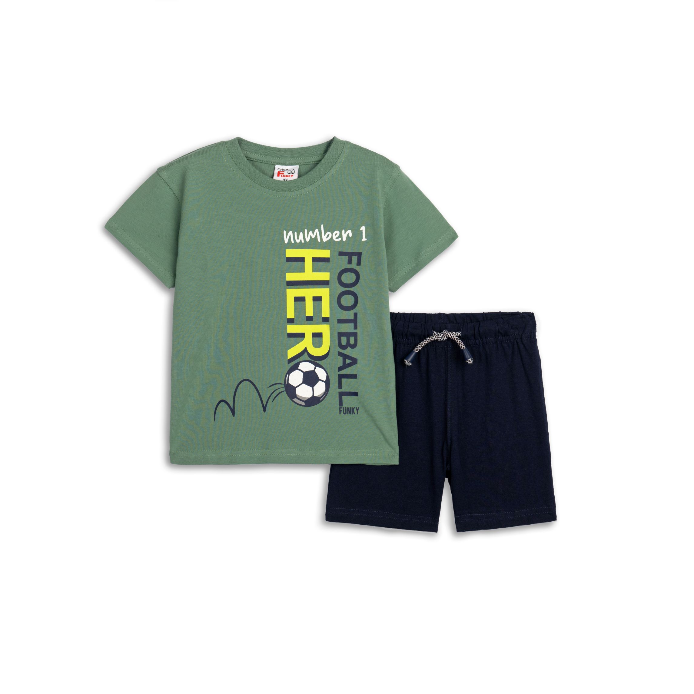 Σετ βερμουδα φουτερ αχνουδιαστη για αγορι