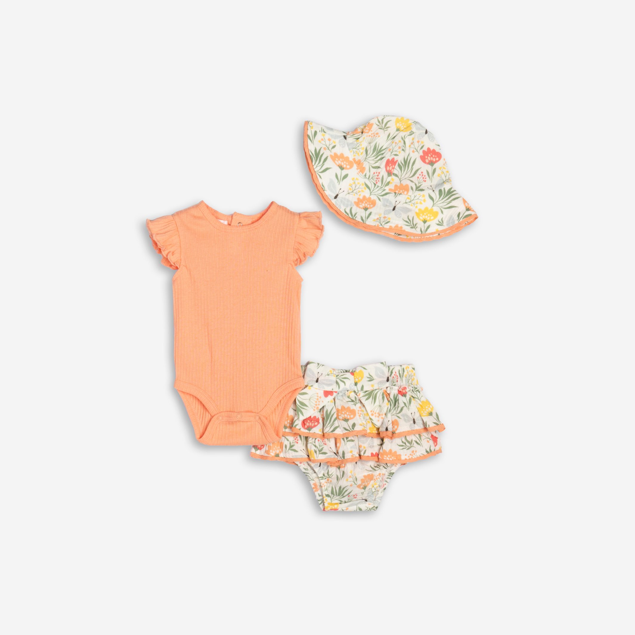 Σετ 3τεμ κορμακι αμ+φουστα+καπελο κοριτσι