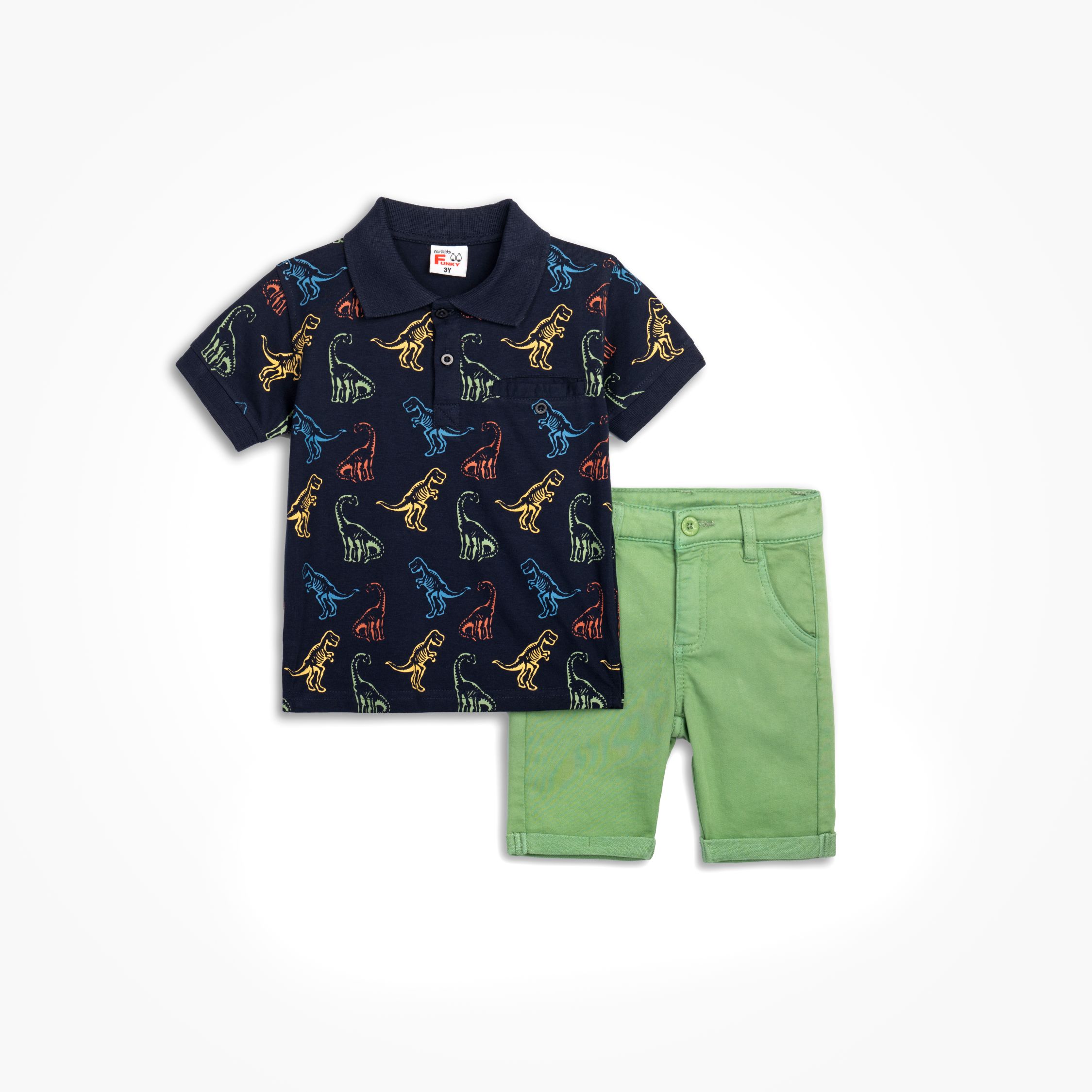 Σετ μπλουζα πολο με παντελονι αγορι