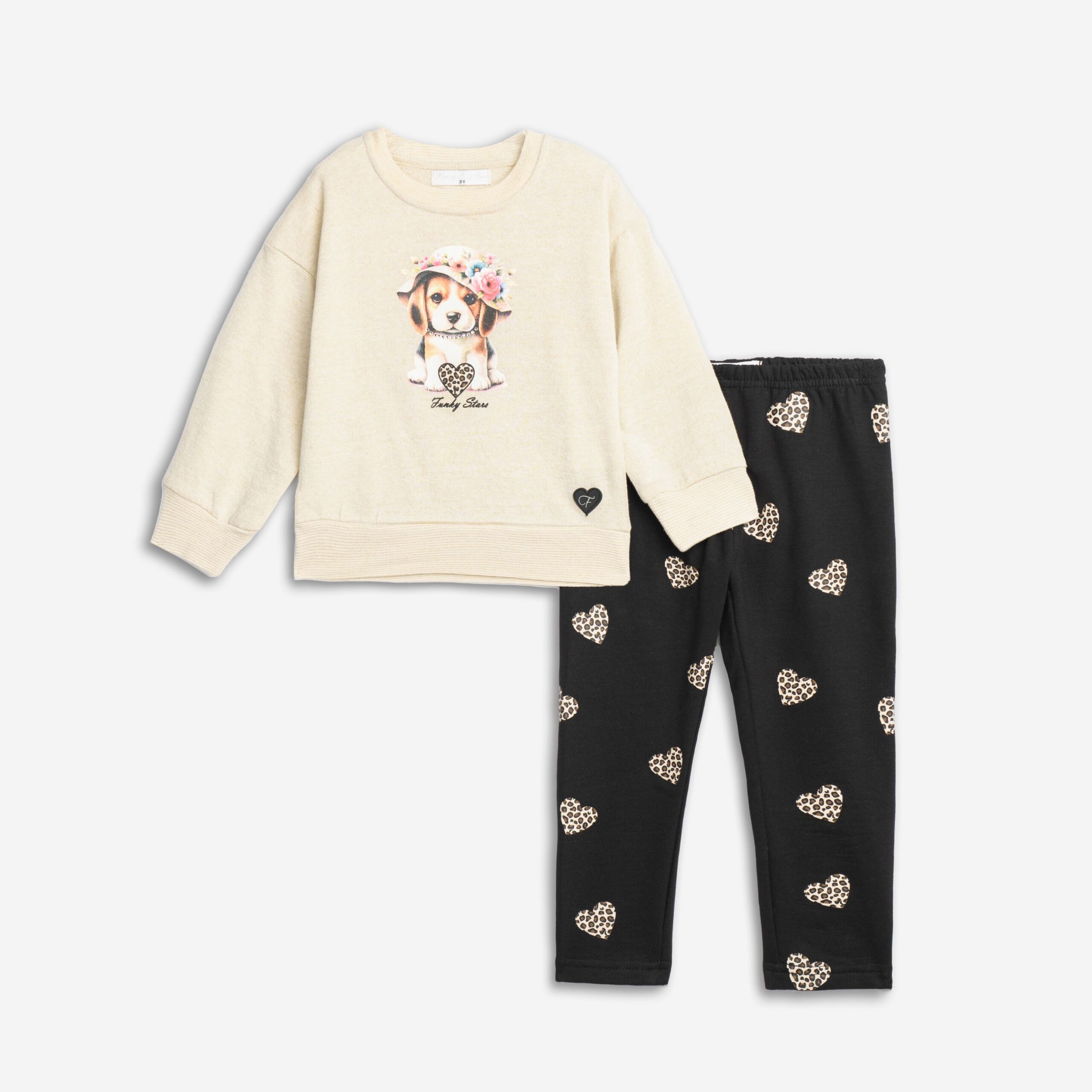 Σετ μπλούζα-κολάν κορίτσι