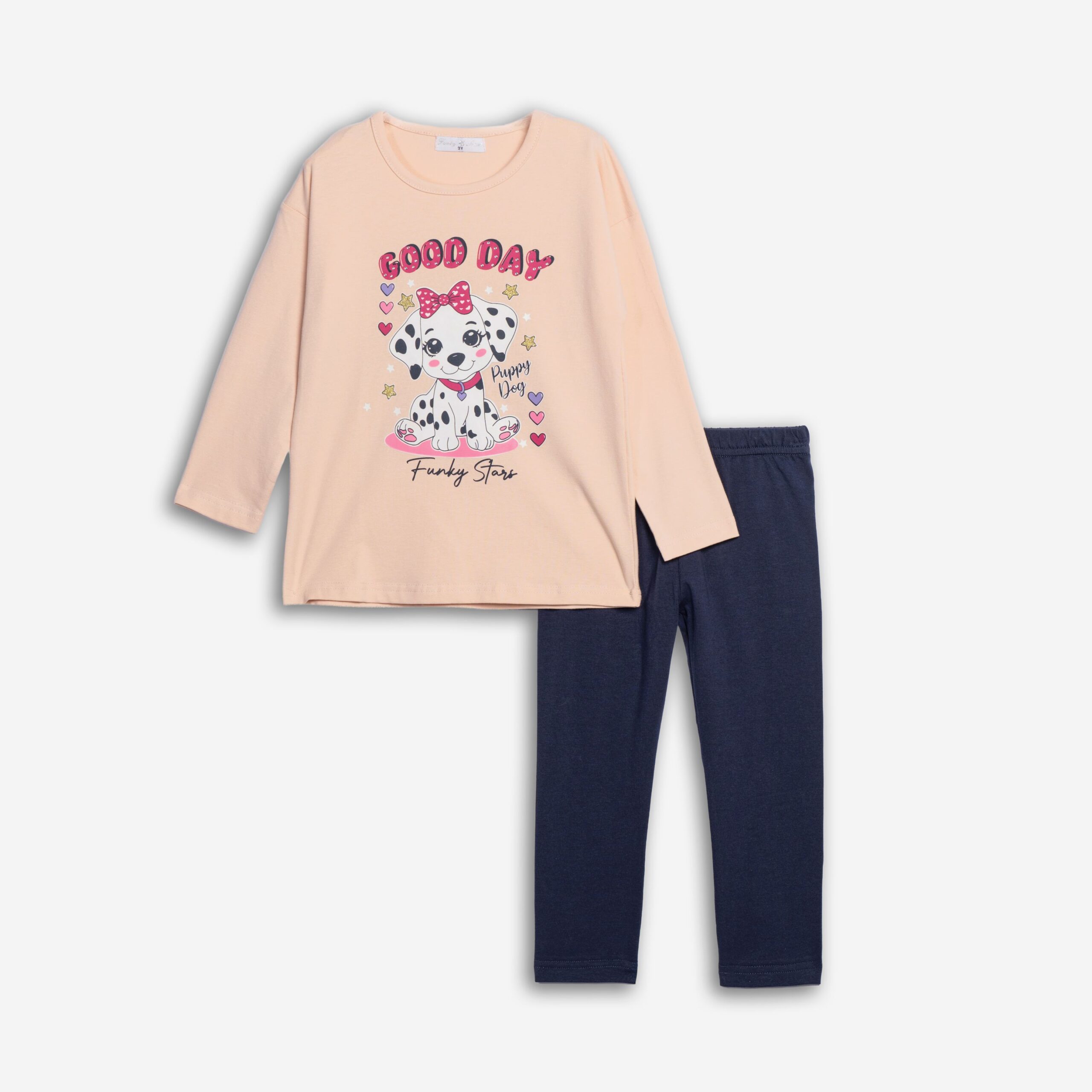 Μπλουζ/μα κολάν κορίτσι