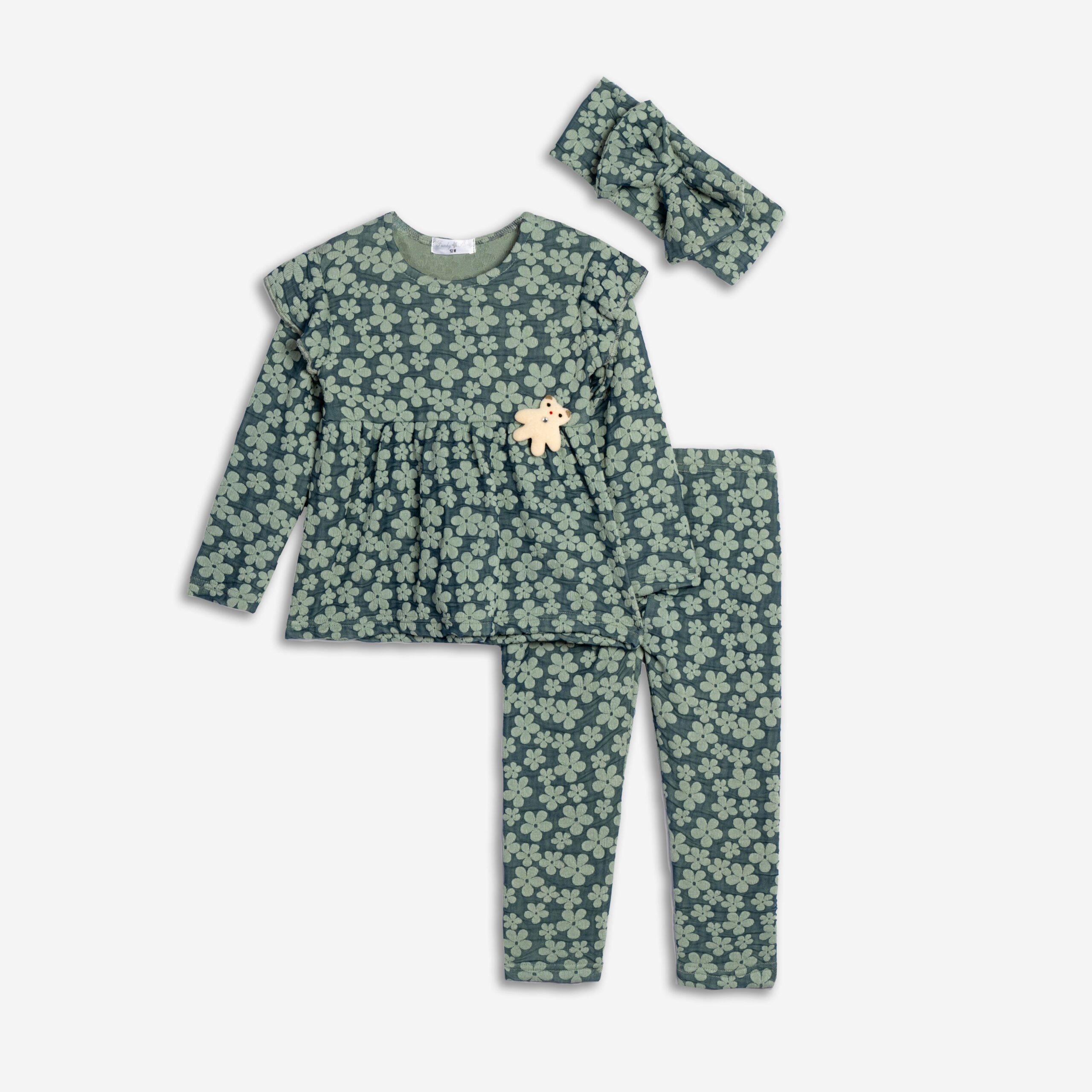 Σετ μπλουζοφόρεμα+κολάν μηνών κορίτσι