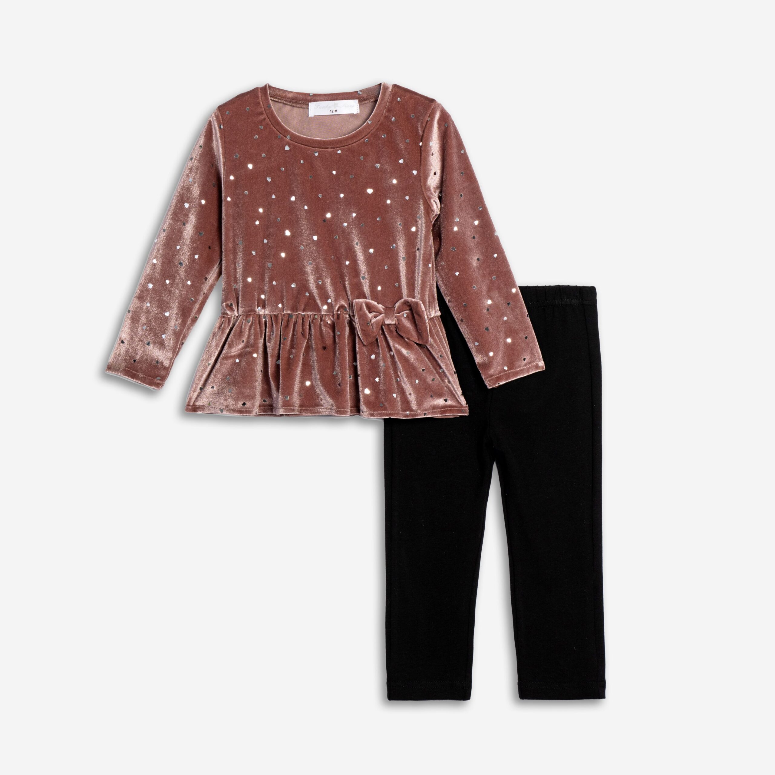 Σετ μπλουζοφόρεμα+κολάν μηνών κορίτσι