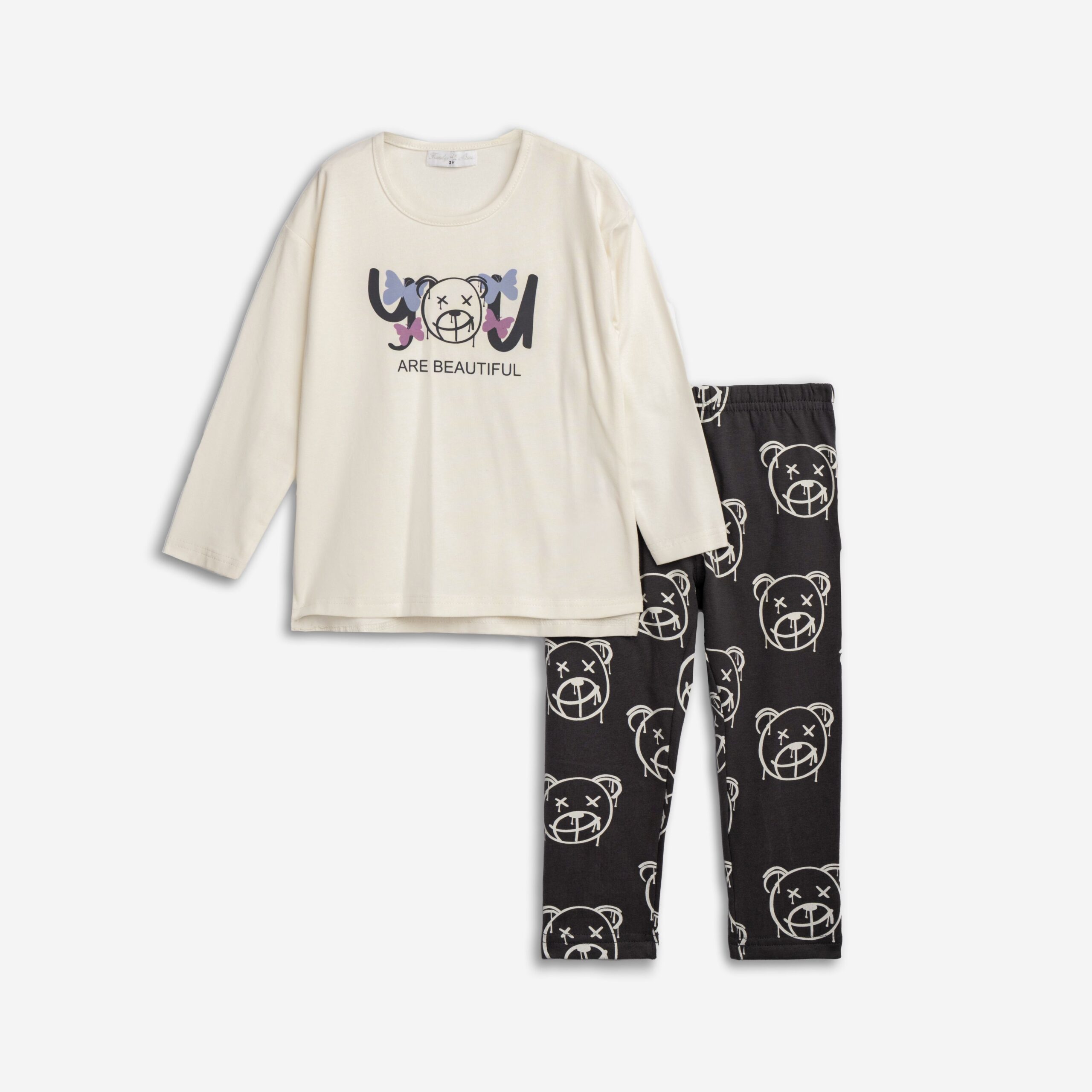 Μπλουζοφόρεμα με κολάν για κορίτσι