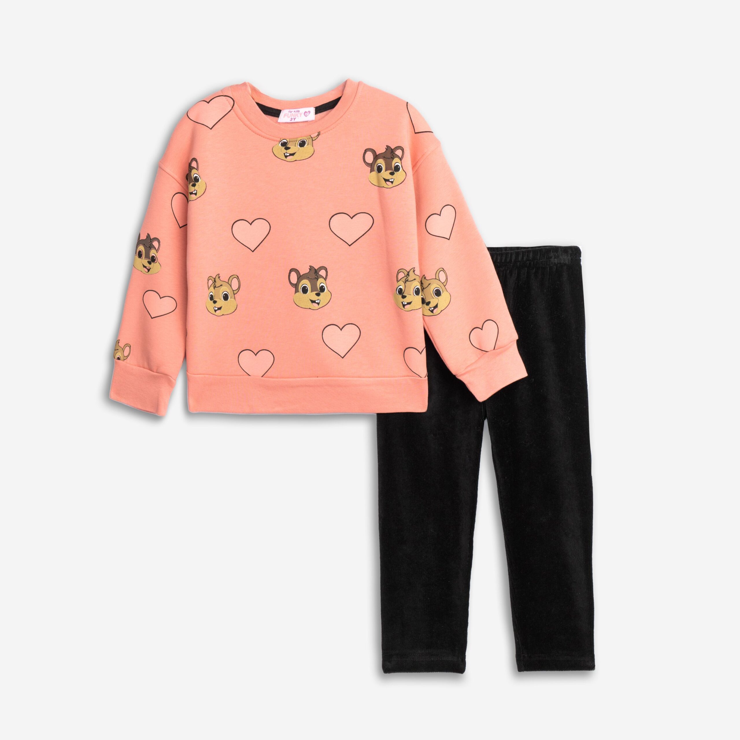 Σετ μπλούζα-κολάν κορίτσι