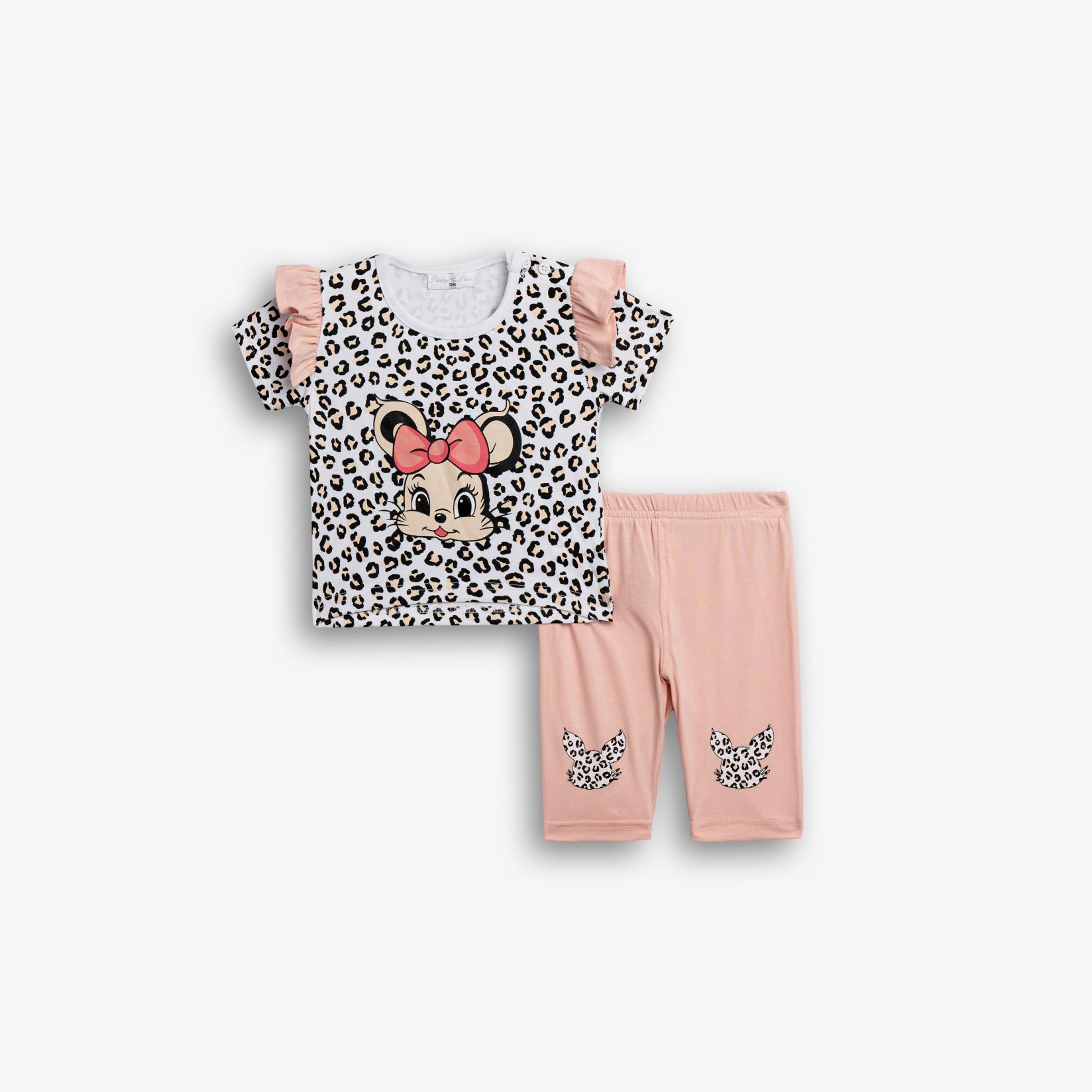 Μπλούζα+κολάν κάπρι μηνών κορίτσι